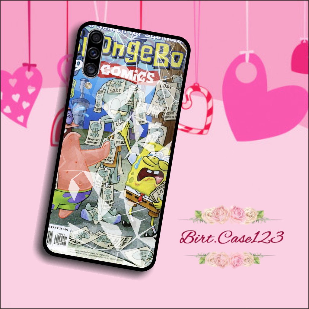 softcase diamond gambar SPONGEBOB Oppo A3s A1k A5 A9 2020 A7 F9 A5s A31 A52 A92 A37 A53 A83 BC523