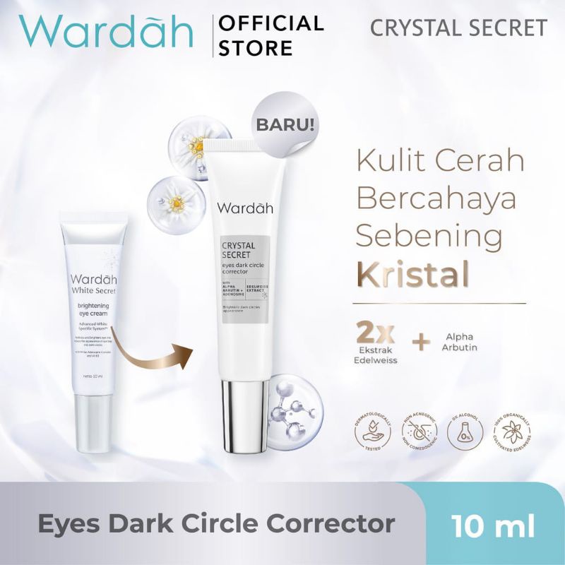 Wardah Crystal Secret Eye dark circle corrector 10ml
