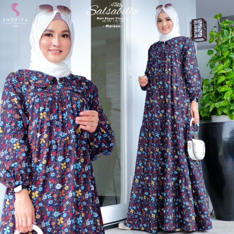 SALSABILLA Maxi Dress Ori by Shofiya Fashion