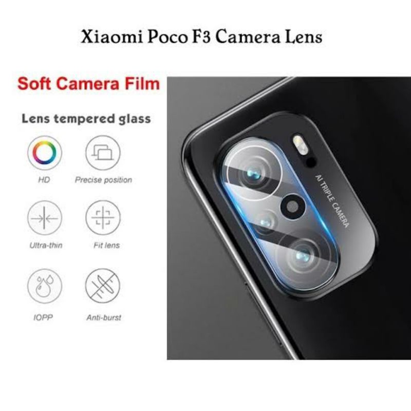 Tempered Glass Camera Pocophone F3 Transparan Glass 9H