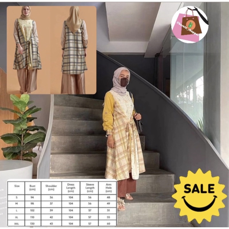 NEW❣️Nahla Tunik Ria Miranda Maslaha