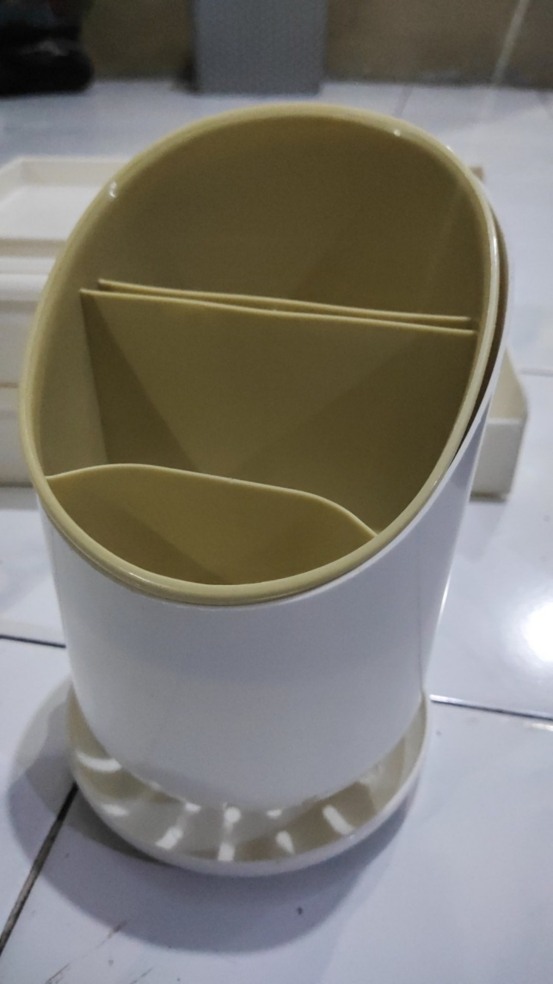 Tempat Sendok Garpu Sumpit Wadah Pisau Rak Tirisan Perlengkapan Dapur