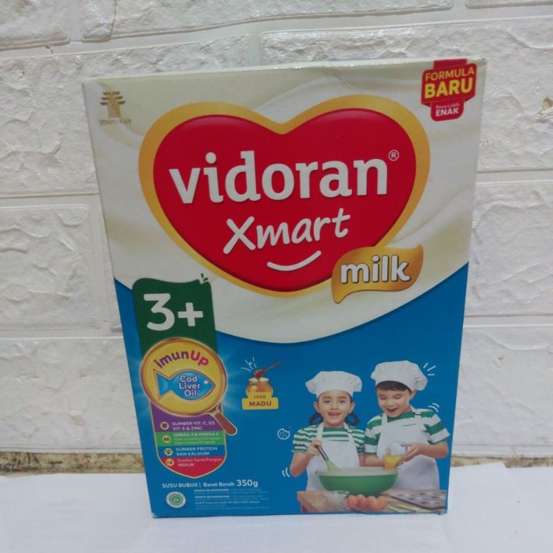 VIDORAN XMART 3+ RASA MADU &amp; VANILA 350 GR EXP 2024