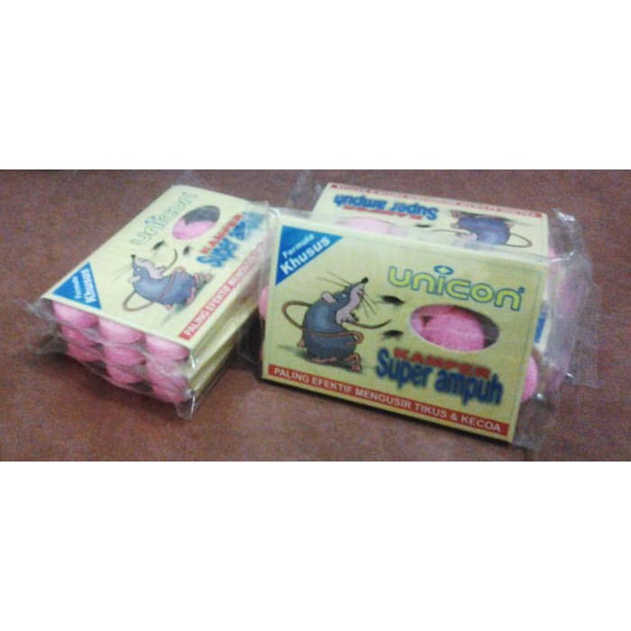 Kamper/Kapur Barus "UNICON" Super Ampuh Usir Tikus & Kecoa
