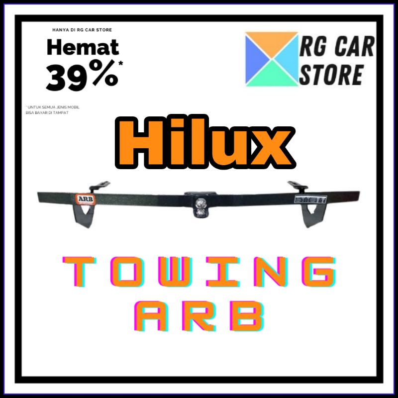 TOWING BAR BELAKANG HILUX/BESI PELINDUNG BUMPER BELAKANG TOYOTA HILUX