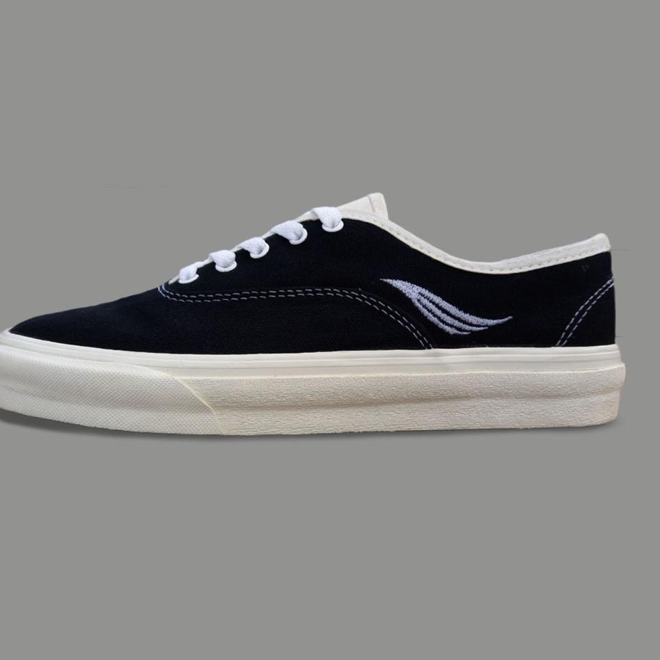 [JMD. 841867] Sepatu Sneakers Original Geovinco BLASH Hitam Unisex Shoes Vulcanize Double Foxing Sek