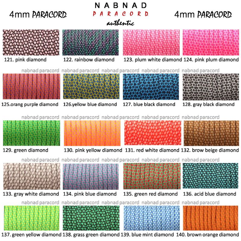 Paracord 4mm Harga Per Meter