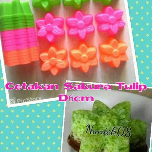 cetakan puding/bolukukus tulip