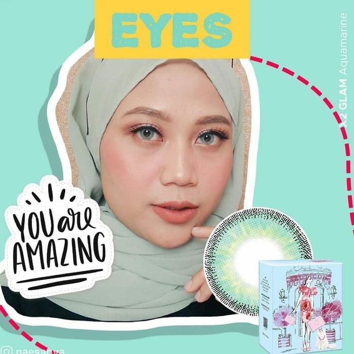 ORIGINAL SOFTLENS X2 GLAM- 15mm - Aquamarine