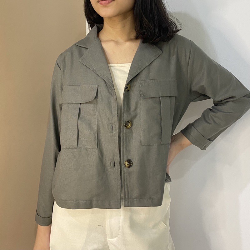 LALU OUTER BY WEAR LABEL (LINEN)-4