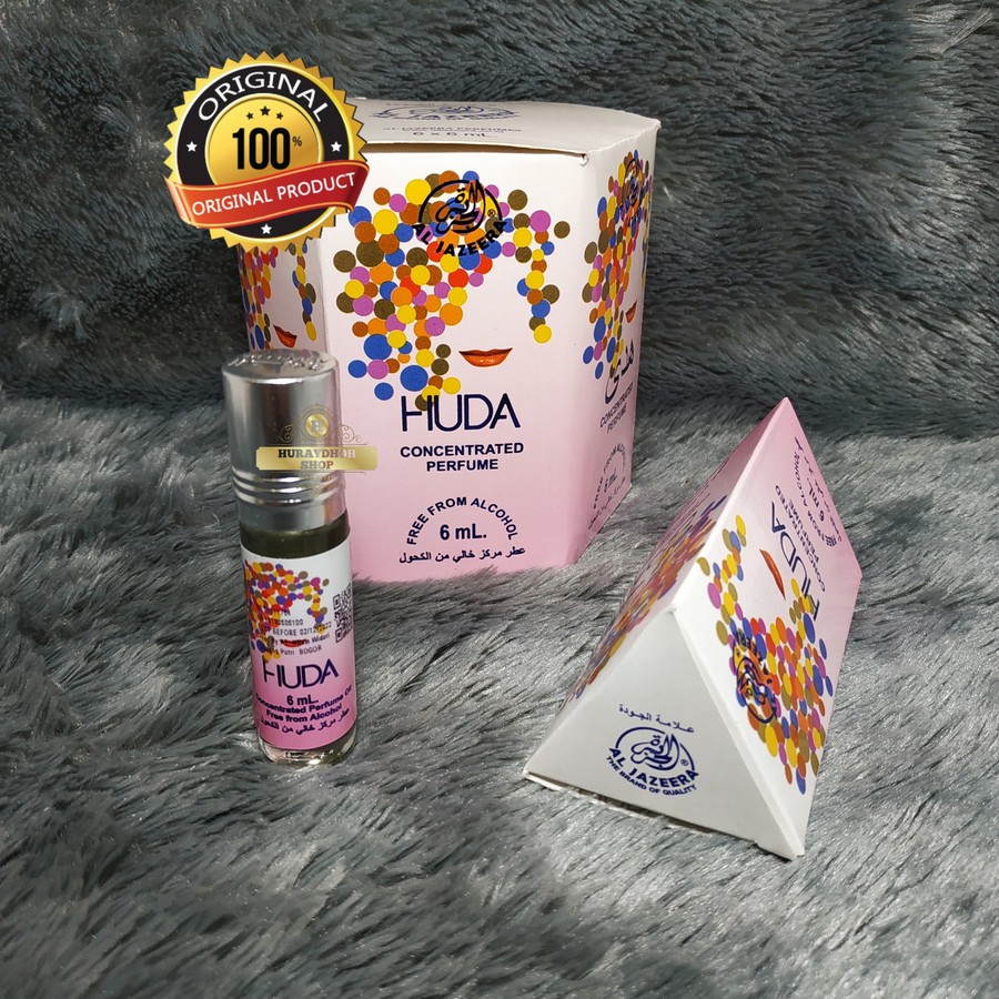 Parfum Roll On Al Jazeera Huda 6ml Original Dan Tahan Lama