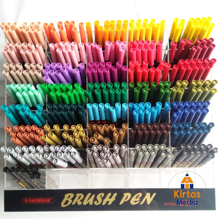 

Brush Pen Snowman Ecer 36 Warna