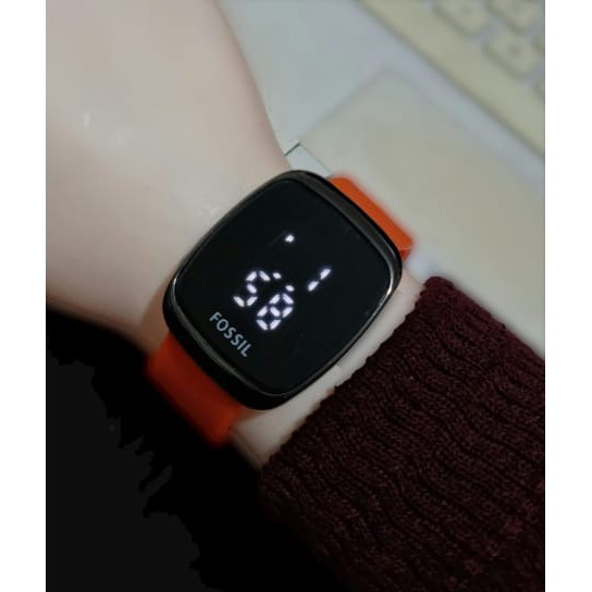 Jam tangan Unisex (Cewe / Cowo) Led Touch Screen Tali Rubber + Kotak Jam