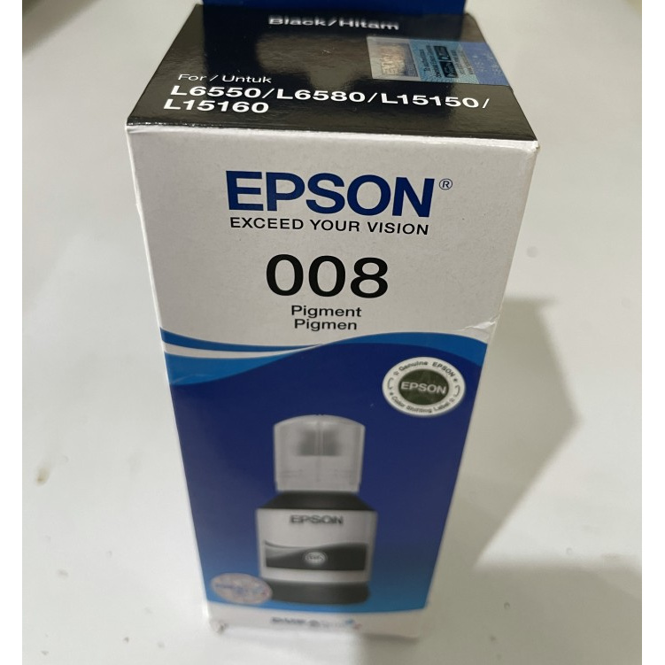 Tinta Epson 008 Black L15150-L15160-L6550-L15160