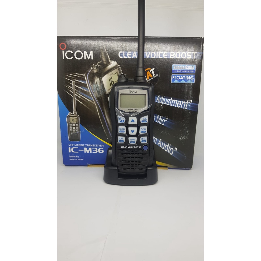 HT HANDY TALKIE ICOM IC - M36 VHF MARINE