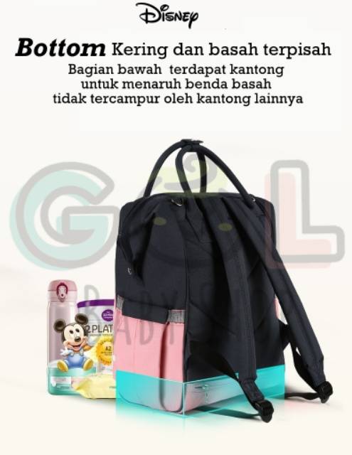 READY STOCK TAS RANSEL DIAPER DISNEY BAG FLAGSHIP PITA MATA ORIGINAL