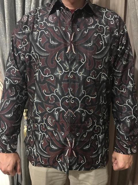 New Arrival Distro Batik Pria Bordir Sogan Hrb026 Batikaf Notoarto Batik Ipnu-ippnu Hem Pria Bel