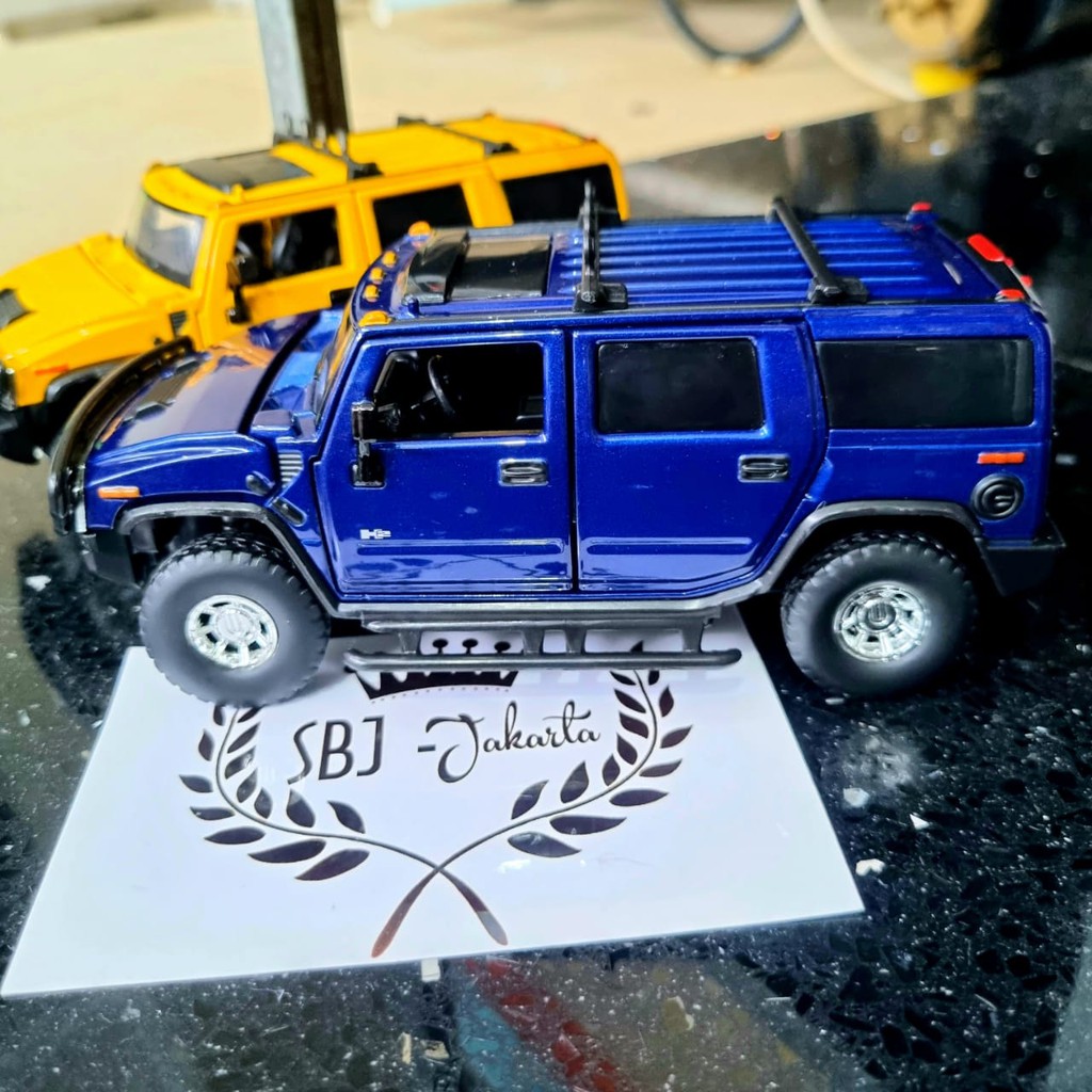 DIECAST miniatur MOBIL Hummer H2 Skala 1:32 Metal Series