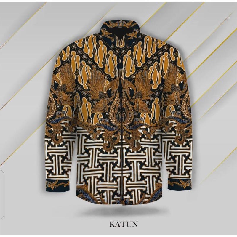 kain batik tulis pria bahan katun. batik tulis pria kantoran. seragam batik