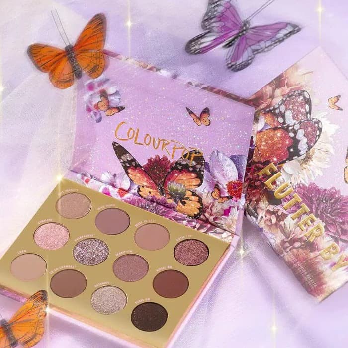 Colourpop Flutter By Pressed Powder Palette / eyeshadow  Colourpop Flutter / Colourpop Flutter