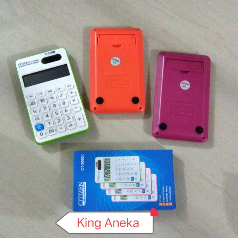 

Kaltulator Citizen 3000II Kecil New Model 12 Digit Bisa Cek Ulang