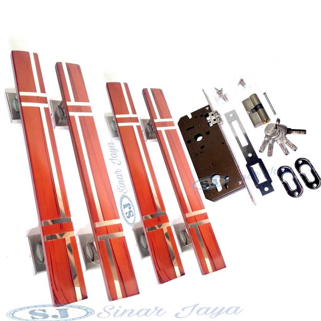 set gagang tarikan pintu rumah minimalis handle pintu stainliss