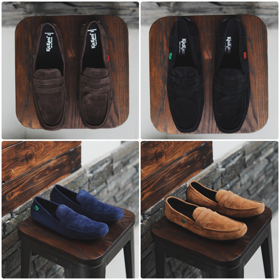 COD-- Sepatu Slop Termurah Pria Kickers Jevlin Slip On Terlaris Santai Kasual