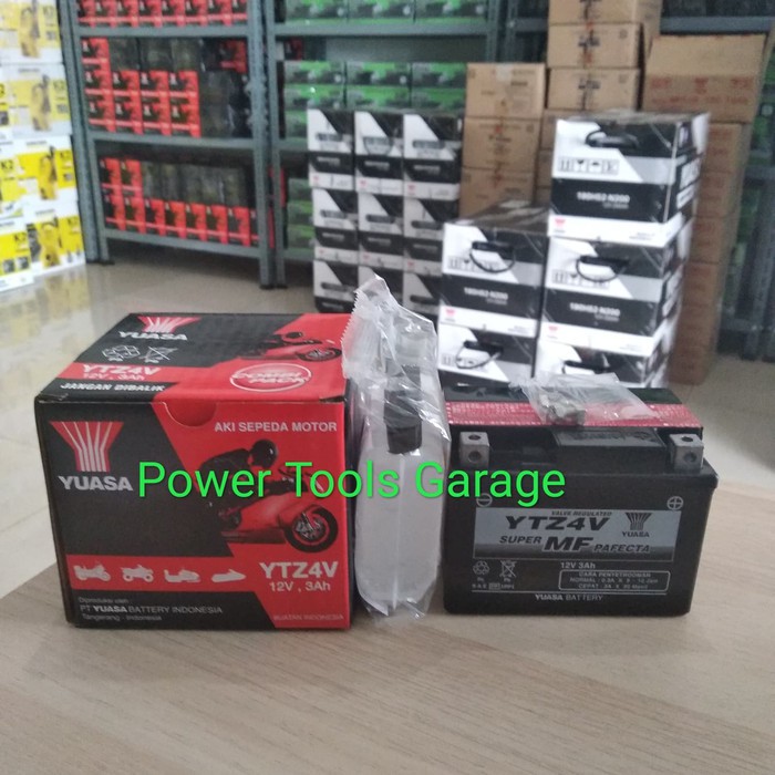 TERUPDATE AKI MOTOR VIXION,BEAT,MIO,VARIO,KHARISMA AKI KERING YUASA YTZ4V GTZ4V