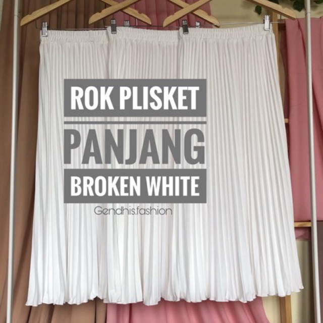 ROK PLISKET BROKEN WHITE PREMIUM (Size M-Xxl)