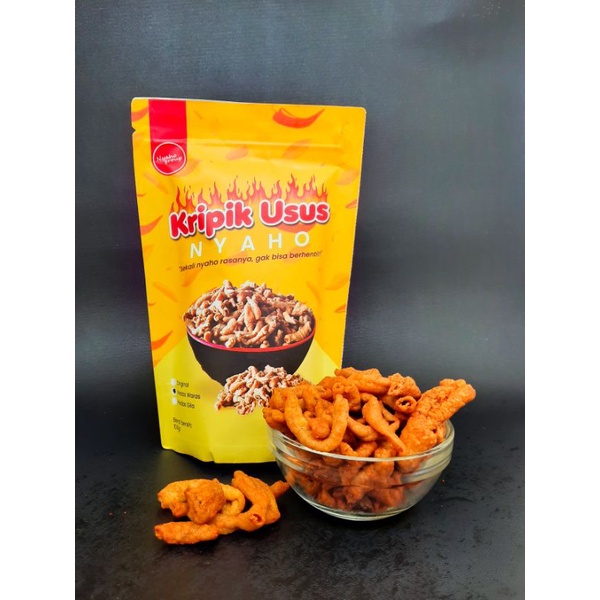 

Kripik Usus Nyaho/ Kripik Usus ayam 100 gram/ Kripik Usus Pedas/ Kripik Usus Kriuk