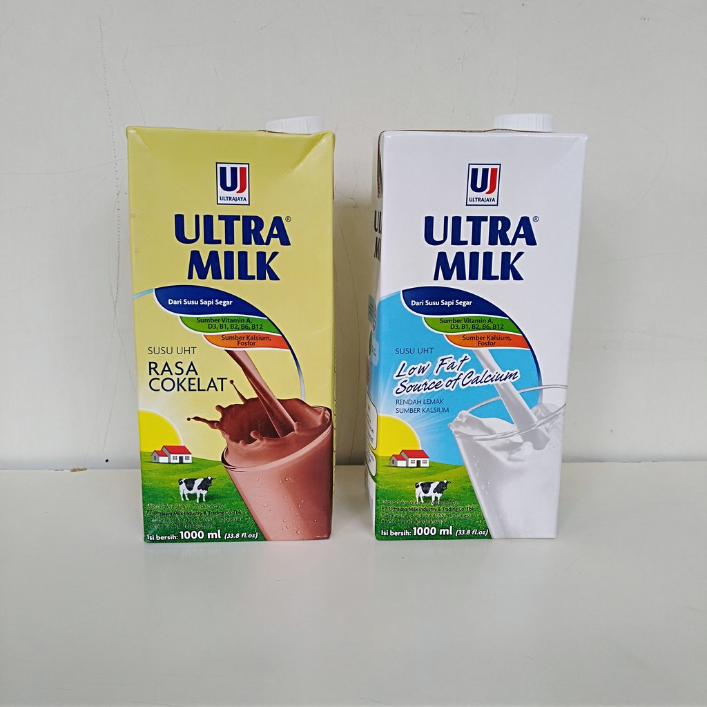 

Ultra Milk / Susu UHT Ultra Rasa Coklat 1000 ml