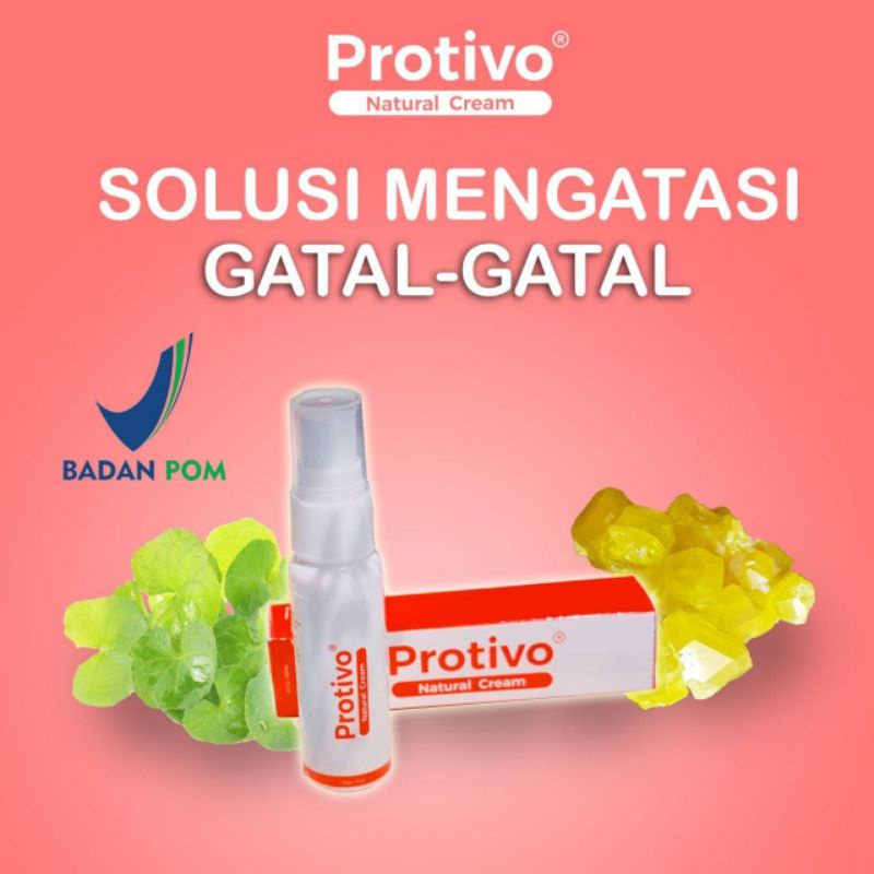 PROTIVO Natural Cream mengatasi masalah gatal pada kulit