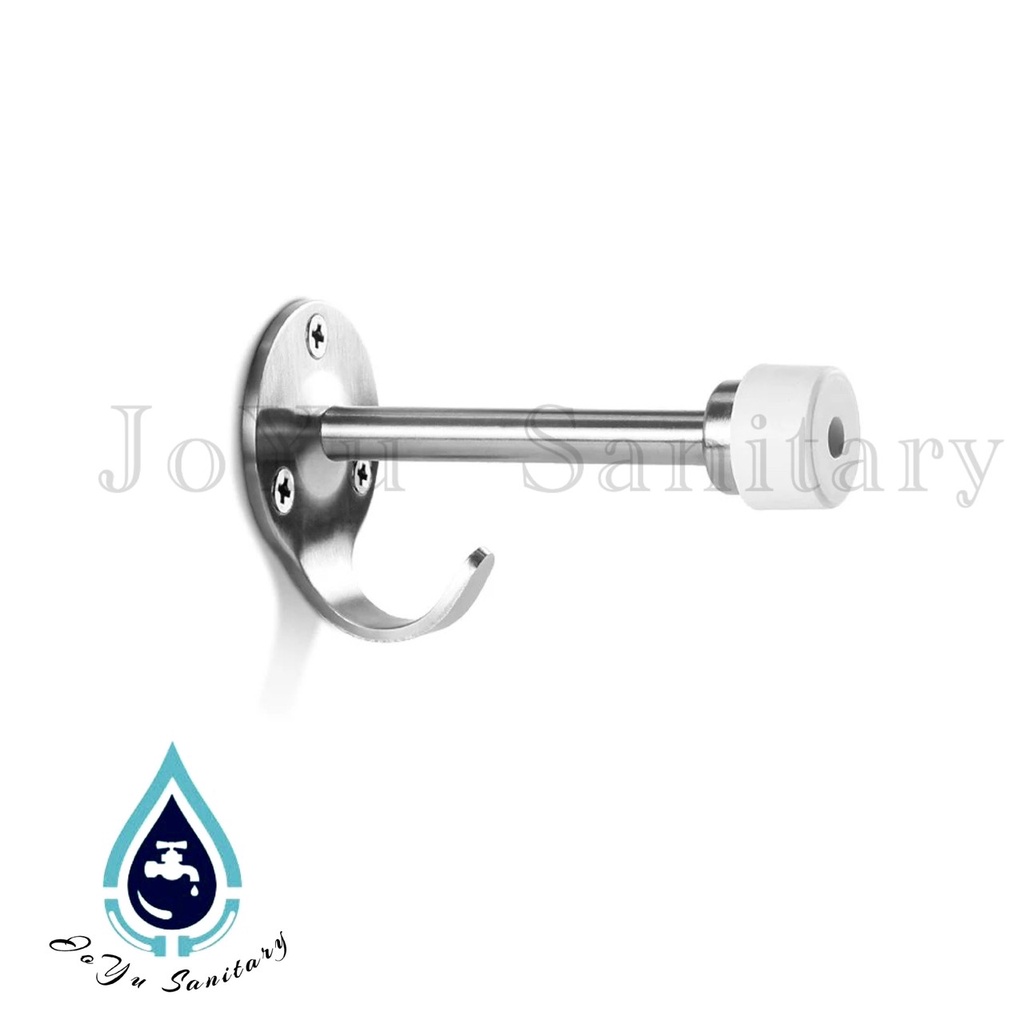 Door Stop Stainless Dan Kapstok Onassis 02- Penahan Pintu kaca Gantungan hook- Doorstop Door Stopper