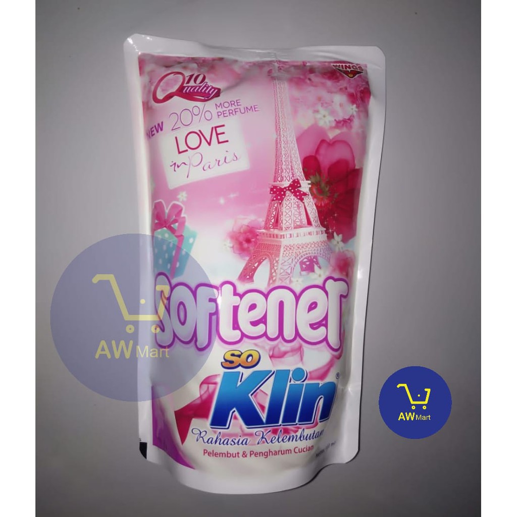 Pewangi Pakaian Softener Soklin REFILL 900ml (DARI PABRIK LANGSUNG) softener pakaian soklin