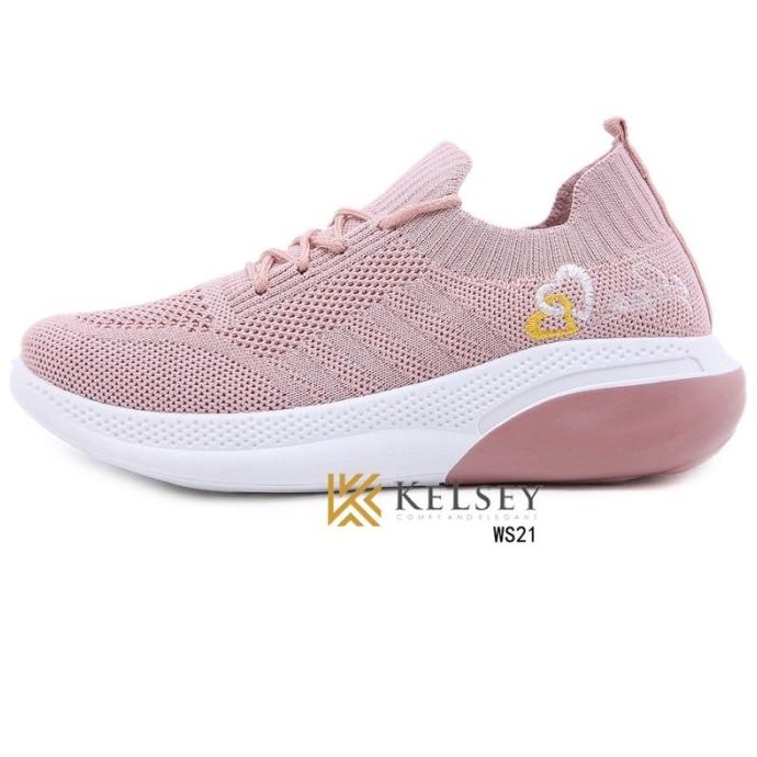 SEPATU WEDGES KELSEY WS21 / sepatu import kelsey original / sneakers DISKON