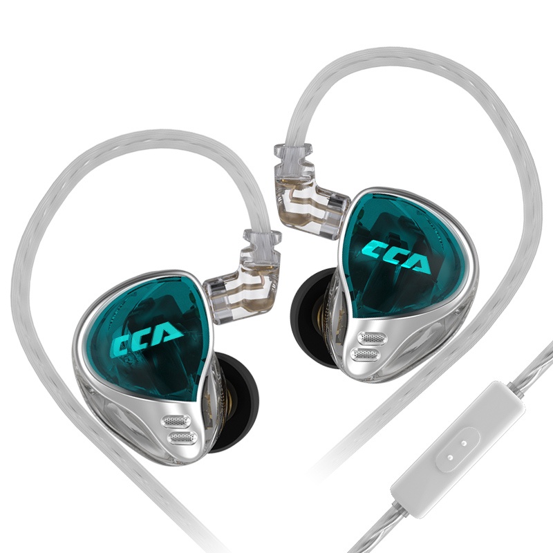 Cca CA10 Headset Earphone Kabel HIFI 5BA Balance Amature Untuk Olahraga