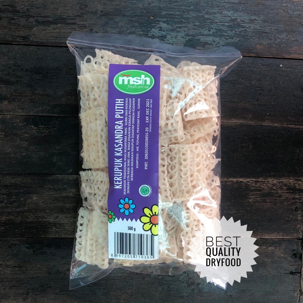 

Kerupuk Kasandra Putih 500 Gr