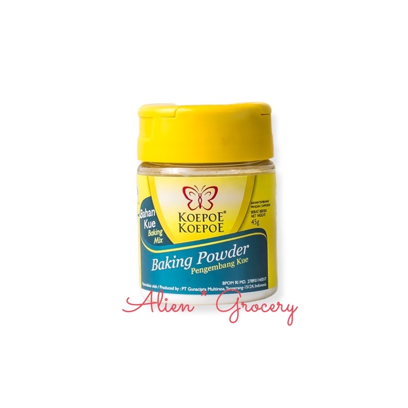 Baking Powder Cap Koepoe Kupu 45gr