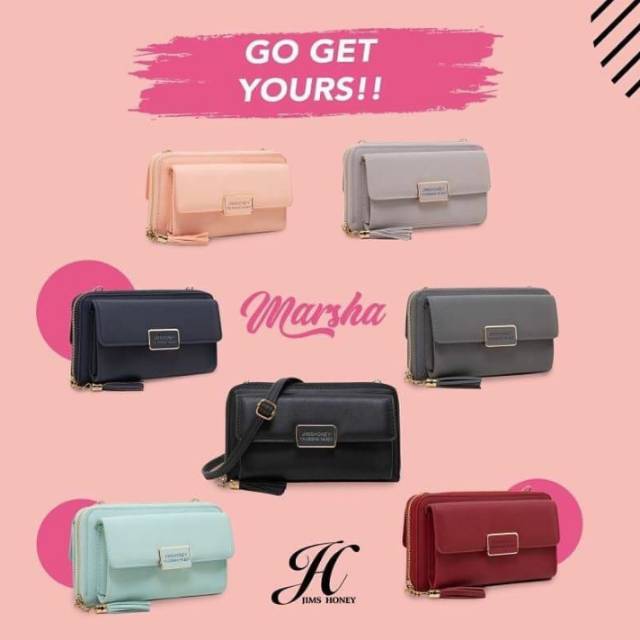 Marsha Mini Bag Jims Honey Tas Mini Wallet Dompet