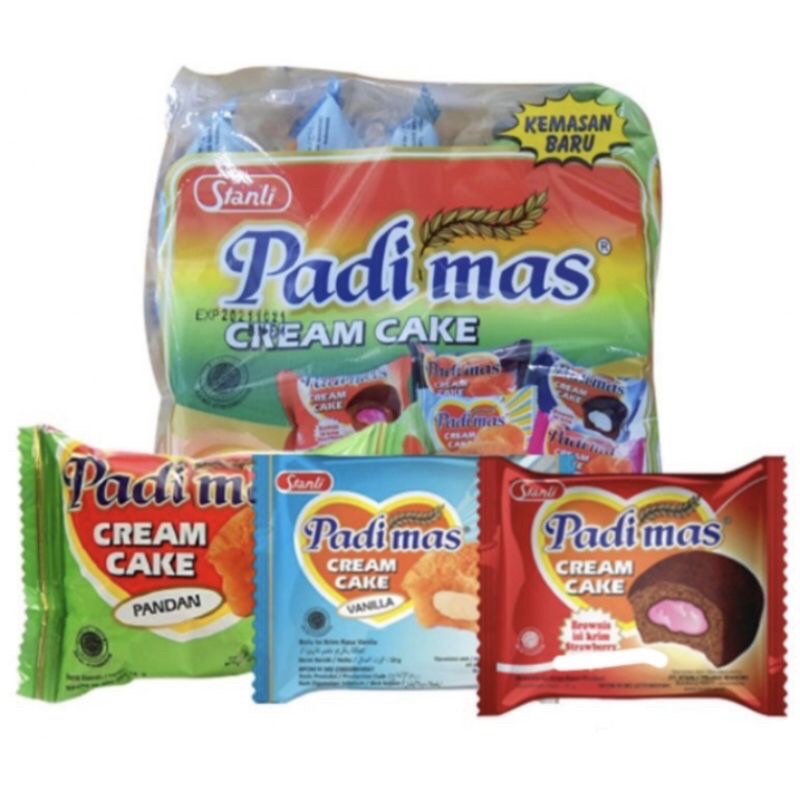 

PADIMAS CREAM CAKE 1 PACK = 10 Pcs