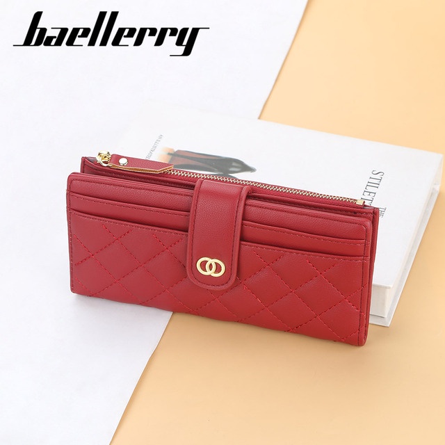 Baellerry DOMPET PANJANG LIPAT KARTU CARD HOLDER KULIT IMPORT BLY045