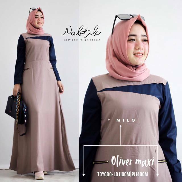 OLIVER DRESS MAXY (HARGA PROMO)