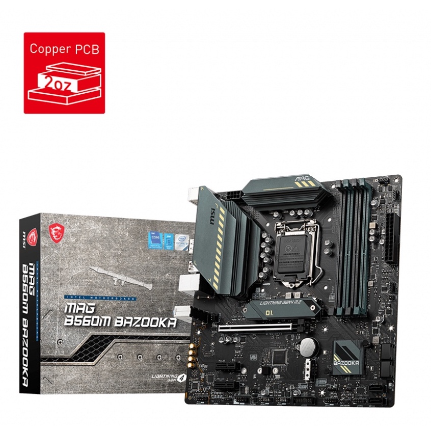mainboard motherboard PC MSI MAG B560M BAZOOKA mobo LGA 1200