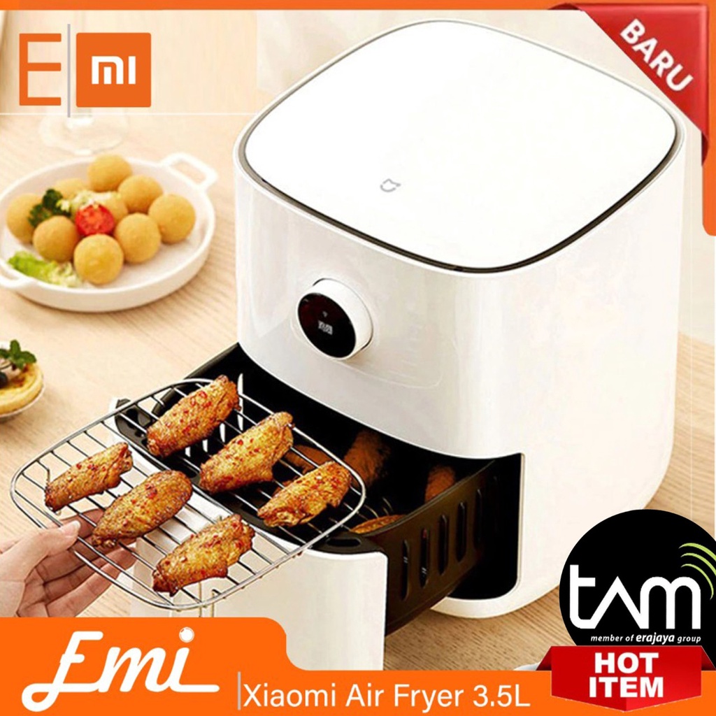 Mi Smart Air Fryer 3.5L Sentuh OLED Lapisan Ganda Anti-lengket