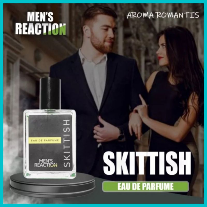 HARGA PROMO PARFUM SKITTISH MENS REACTION/PARFUM PALING DISUKAI WANITA/BEST SELLER