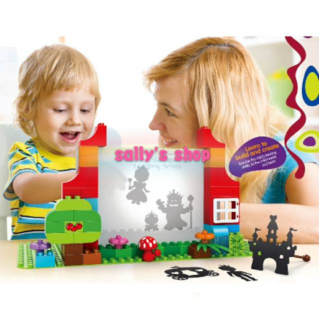 Mainan Edukasi Anak JDLT My Shadow Theatre DIY Blocks