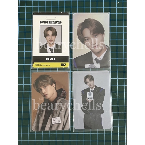 BOOKED Photocard Benefit SG21 Kai EXO Aladin Ktown Hottracks Official