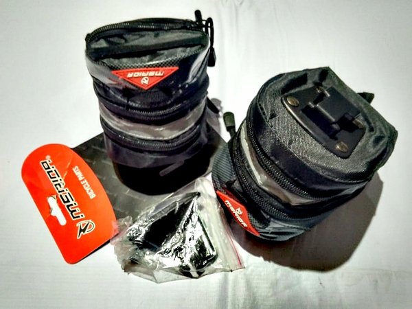 TAS SADEL sepeda LIPAT mtb touring rb balap roadbike seli Saddle Bag