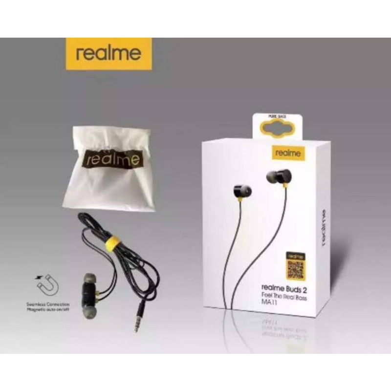 Headset/Earphone Realme Buds 2 Feel The Real Bass Realme 7/Realme 8/8 Pro/C20/C21/C25/C17[MA11]