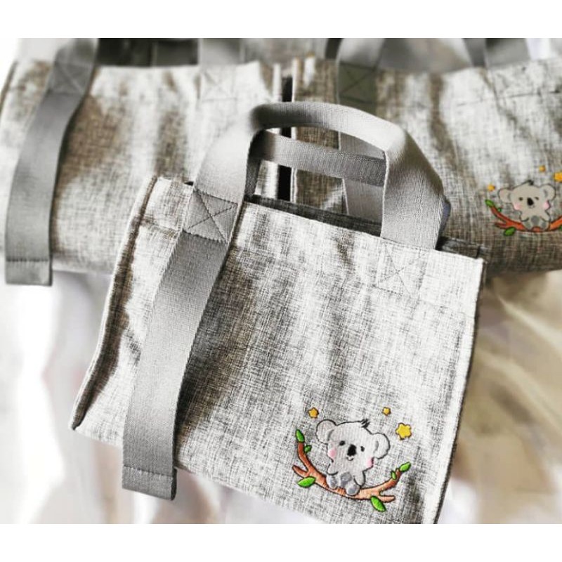 tote custom tas murah kanvas hampers/souvenir